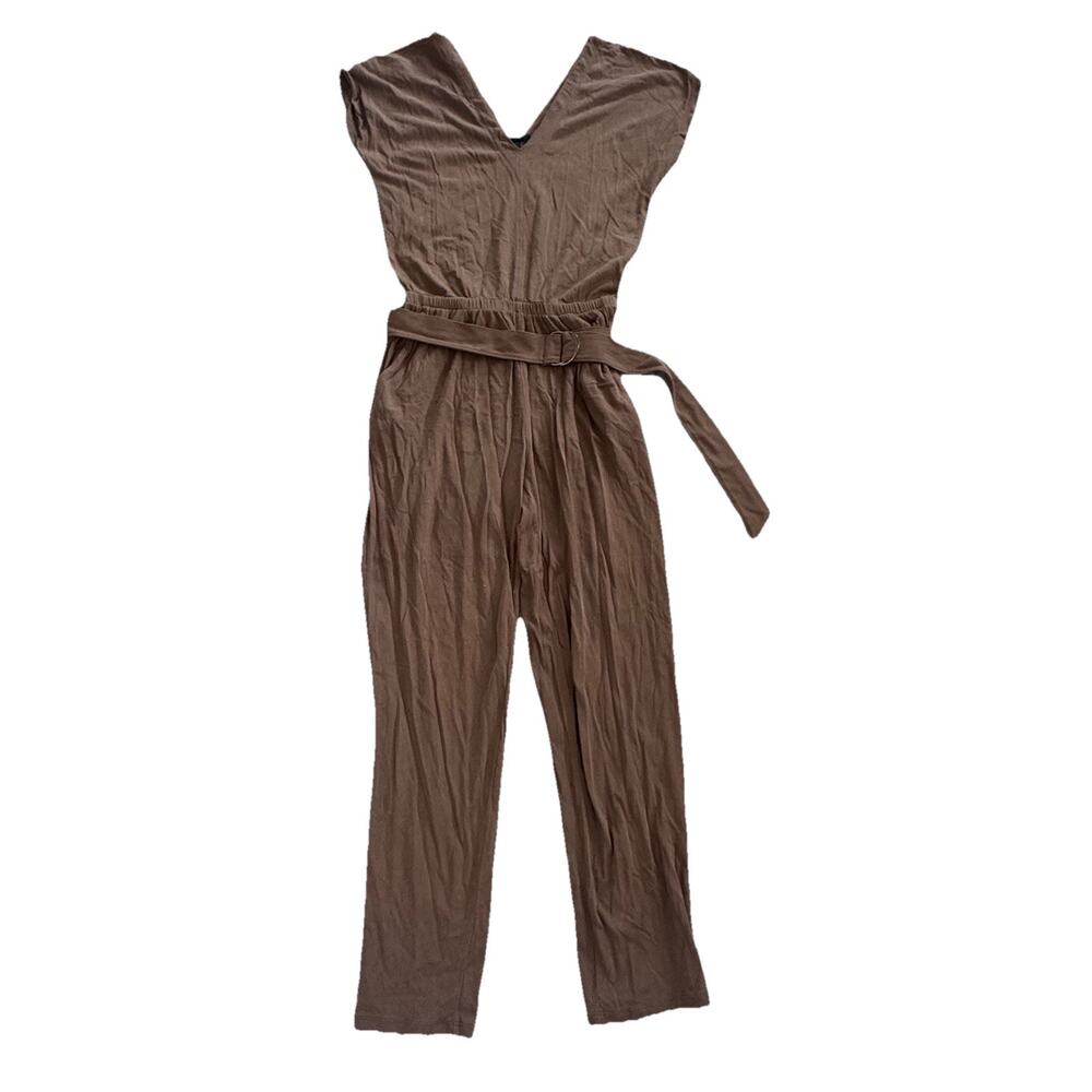 ATM Anthony Thomas Mellino Sahara 100% Cotton Belted Romper Jumpsuit XS $295